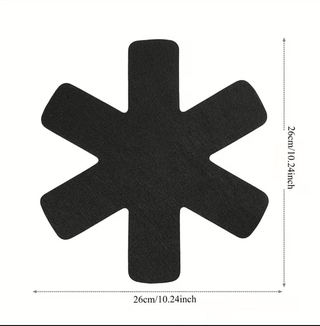 Pfannenschutzmatten 8er Set schützt vor Kratzern