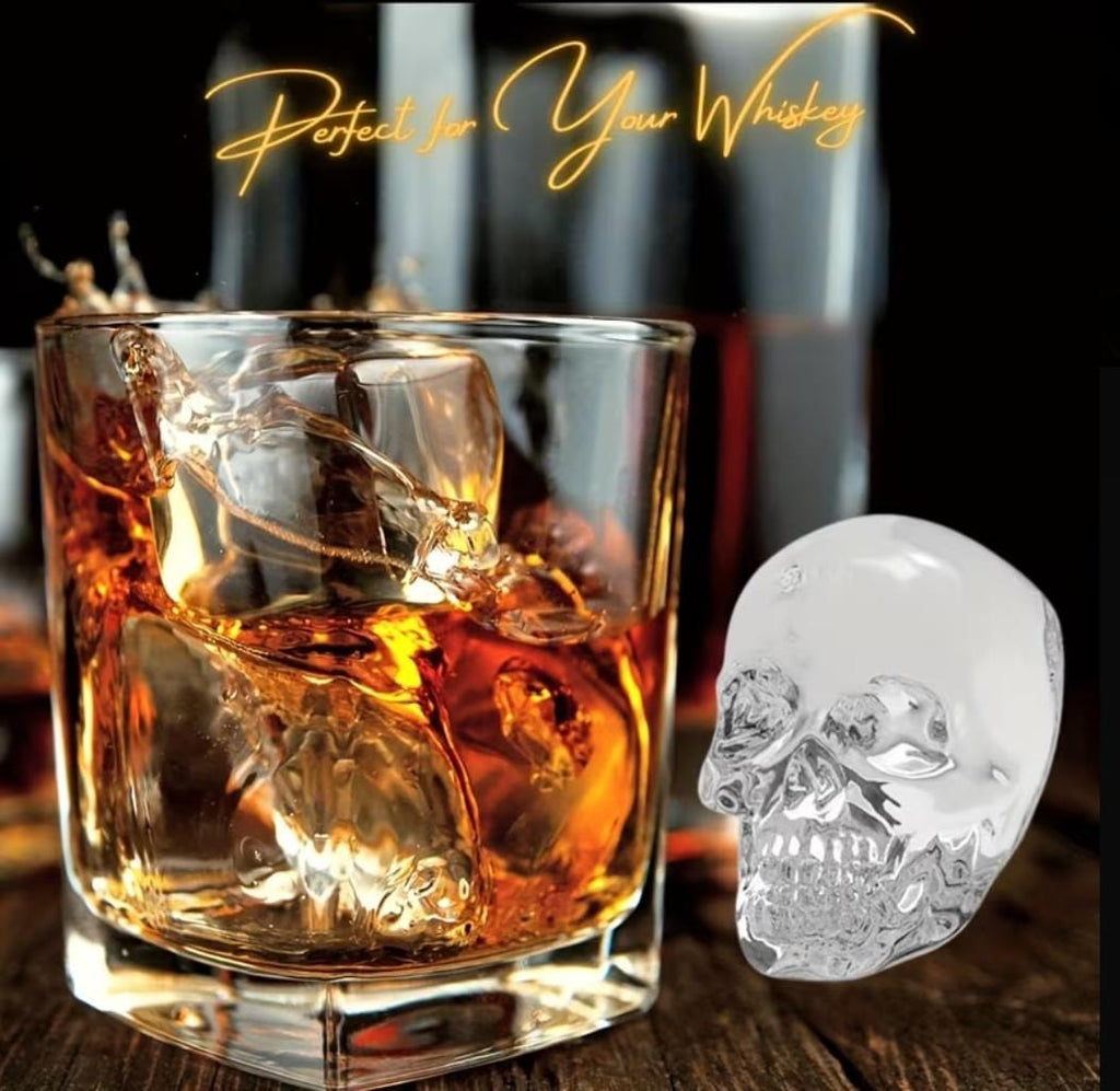 Eiswürfelform (Totenkopf) 1er Set  Silikon